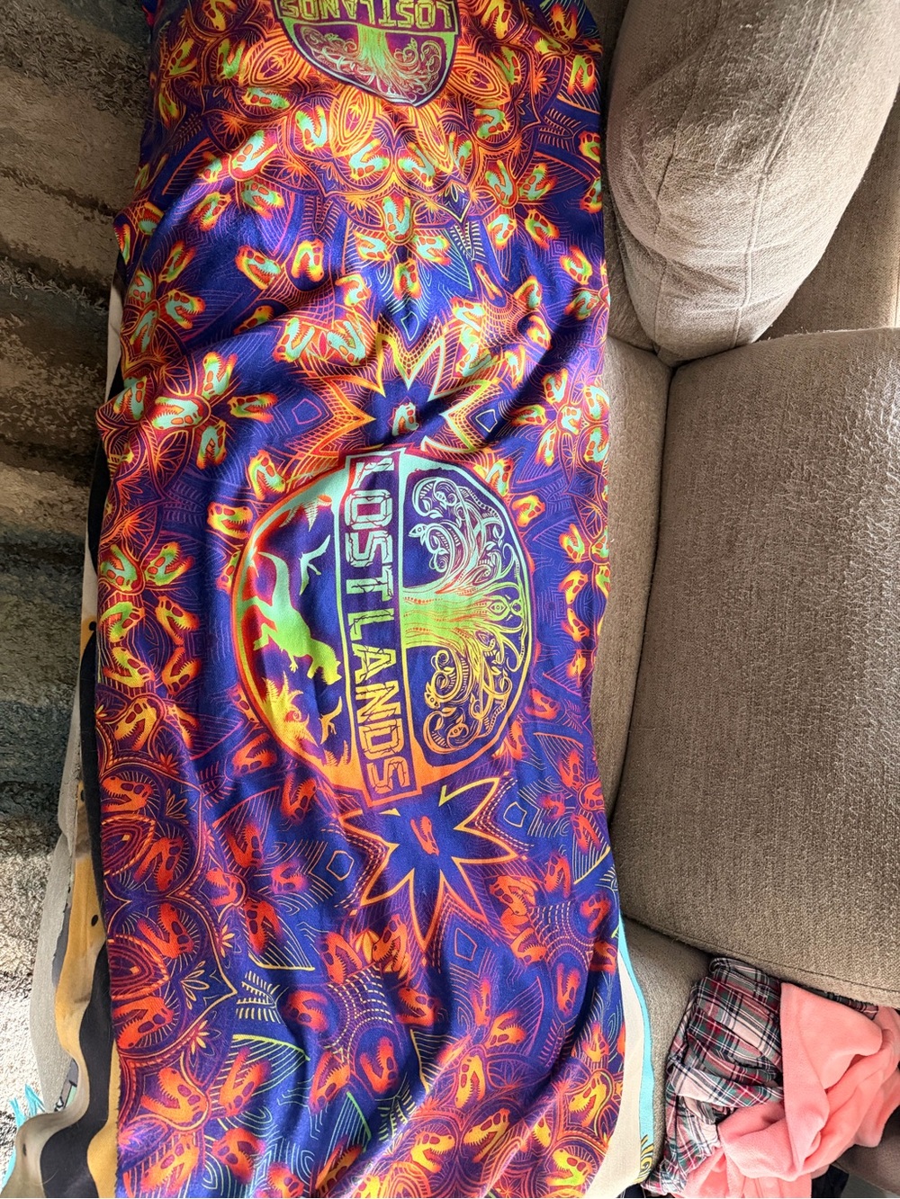 Vibrant Purple Festival Throw Blanket